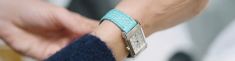 Bracelets de montre en lézard pour femme et homme