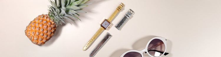 bracelet montre cuir vegan