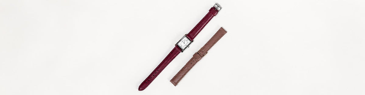 Bracelet en cuir pour montre haut de gamme