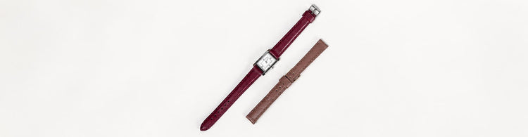Bracelet en cuir pour montre haut de gamme