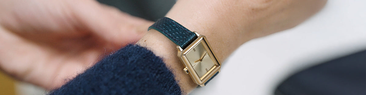 Bracelet De Montre En Cuir Croco Jaune - Largeur 14 Mm - Universel - Neuf Sans Étiquette