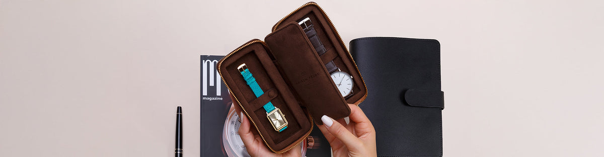 Bracelets montre 16mm cuir qualité interchangeable Maison Fèvre