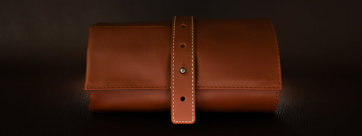 Coffret à montres en cuir