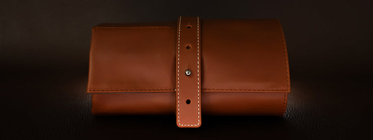Coffret à montres en cuir