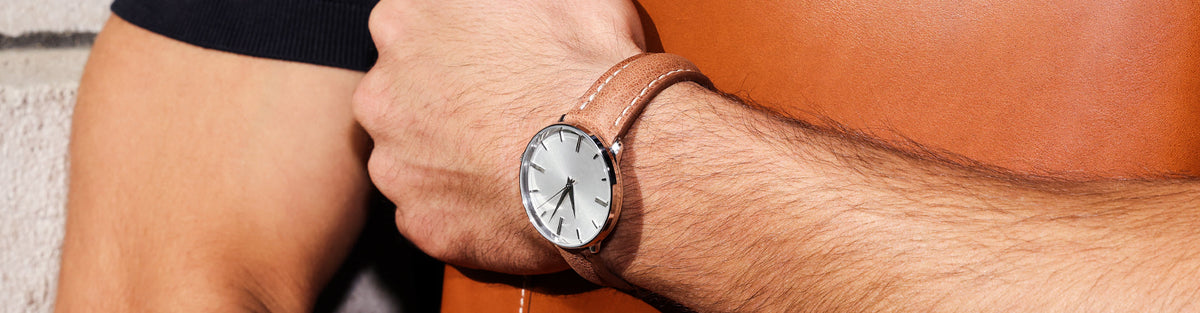 Bracelet Montre Cuir Véritable Retro Vintage 20/22/24/26mm - Fait Main Pour Hommes Et Femmes