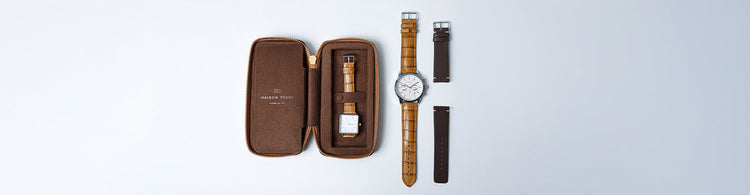 boîte et marmotte pour ranger les montres