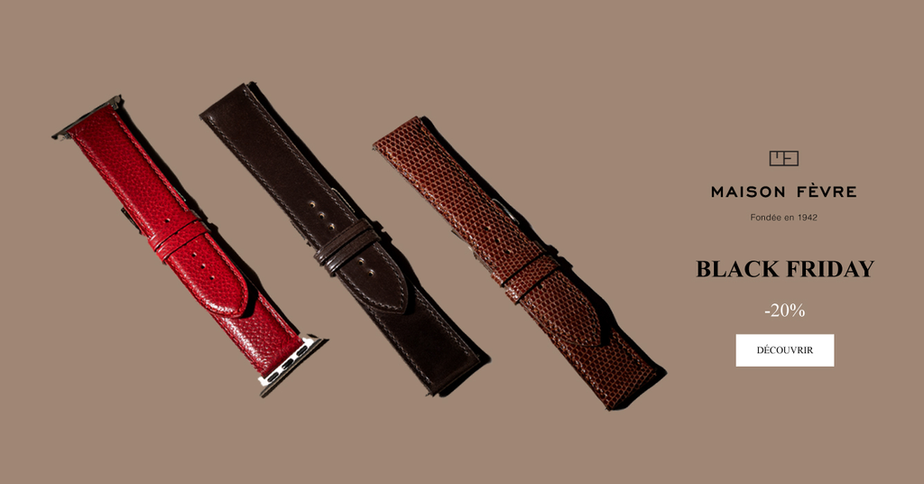 Promo bracelet de montre en cuir