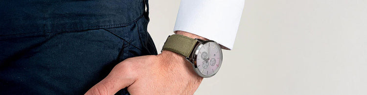 bracelet de montre en tissu Maison Fèvre