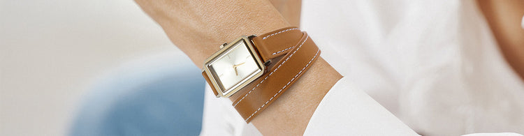 bracelet montre femme cuir 8mm