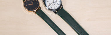 Bracelet en cuir vintage, Bracelet de montre en cuir pour homme- Maison  Fèvre
