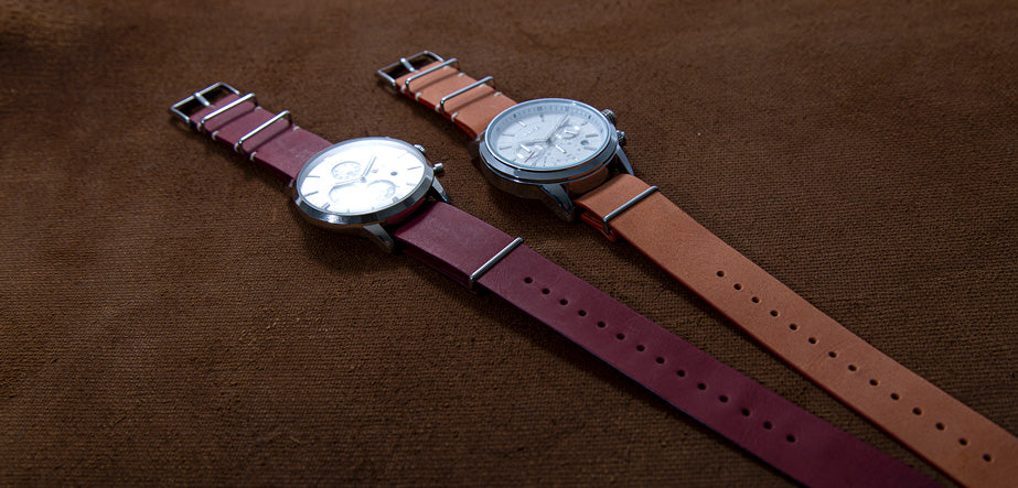 Bracelet en cuir pour montre homme, bracelet de montre pour homme en cuir  de vachette - Maison Fèvre