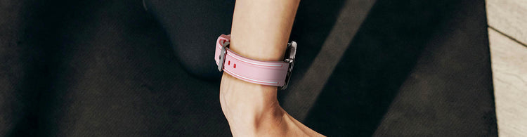 montre bracelet caoutchouc pour femme