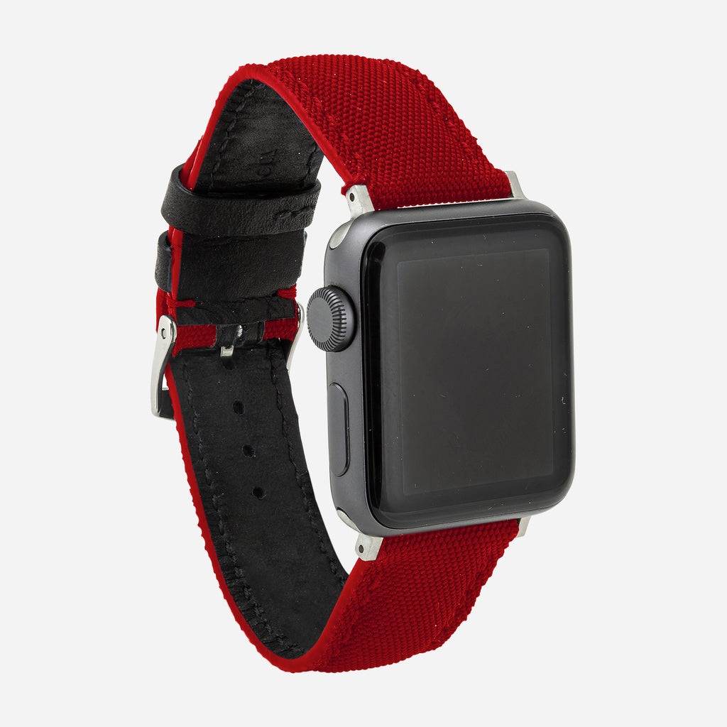 bracelet apple watch rouge waterproof homme