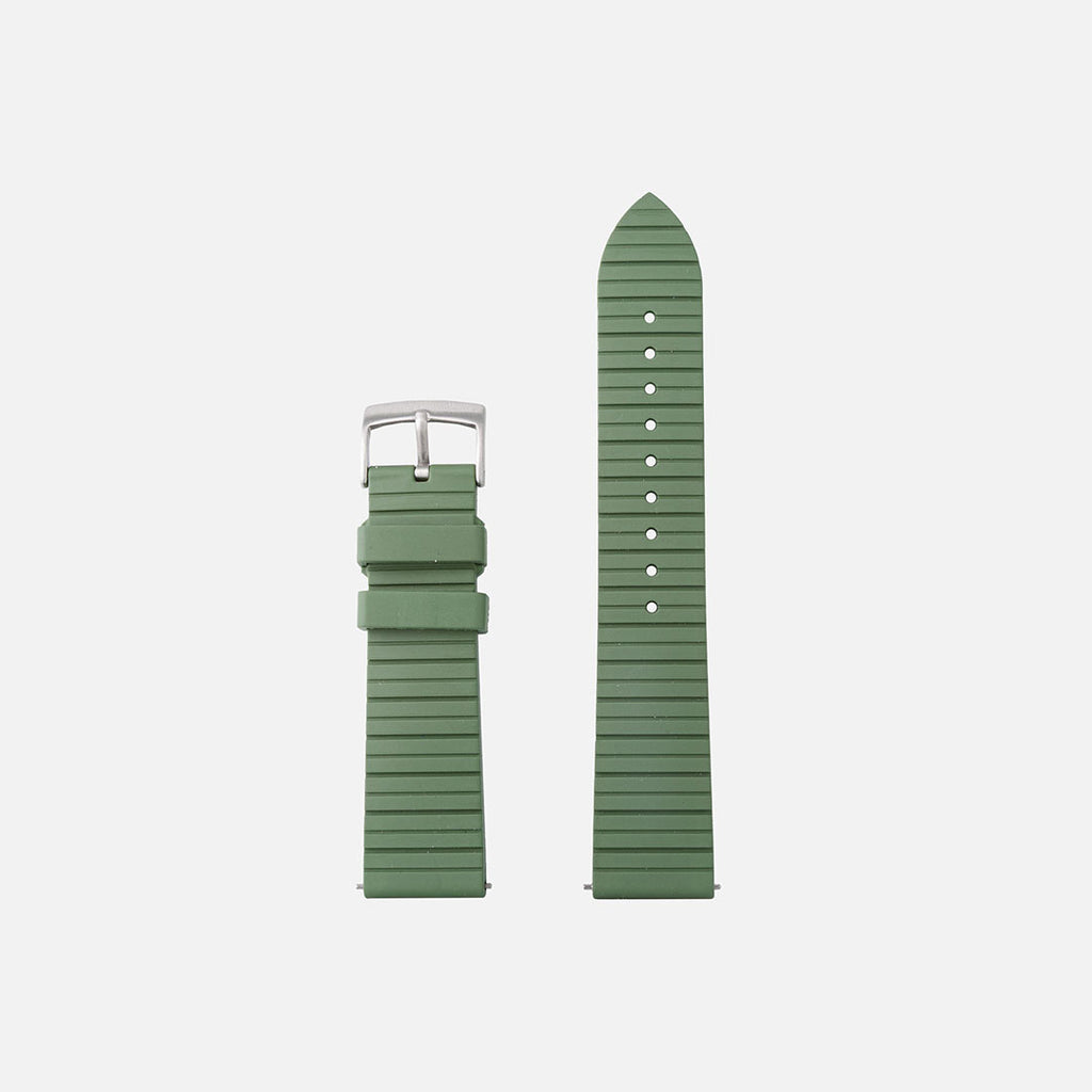 bracelet en caoutchouc haut de gamme kaki