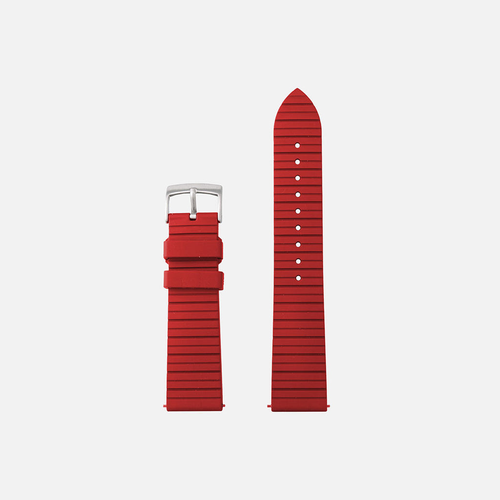 bracelet en caoutchouc haut de gamme rouge