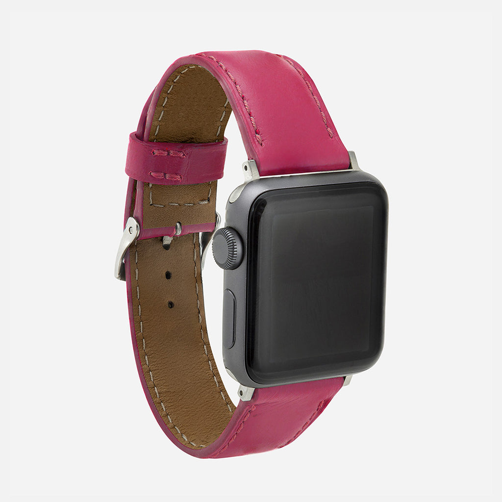 bracelet Apple Watch luxe pour femme rose fushia