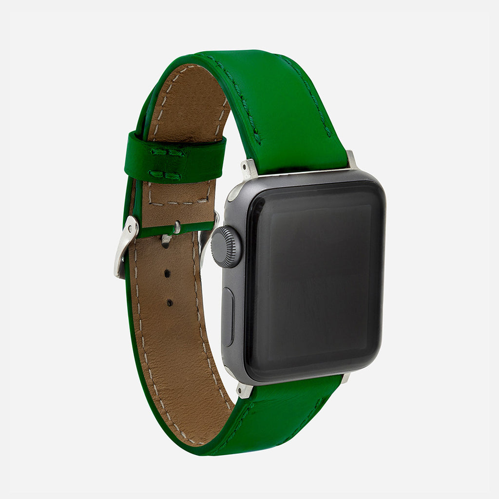 bracelet Apple Watch luxe pour femme vert clair