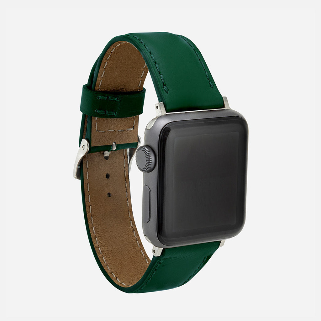 bracelet Apple Watch luxe pour femme vert