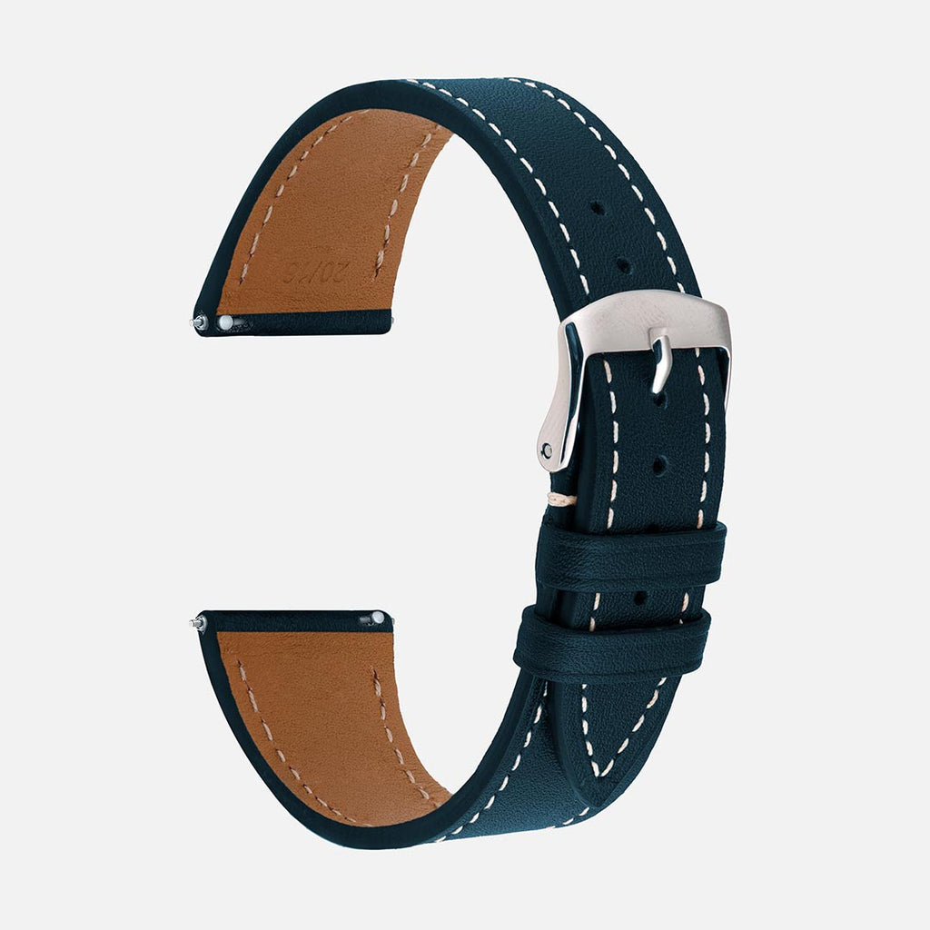 bracelet de montre de qualité bleu marine