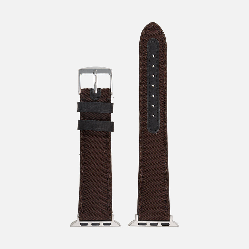 bracelet montre connectée pour homme marron