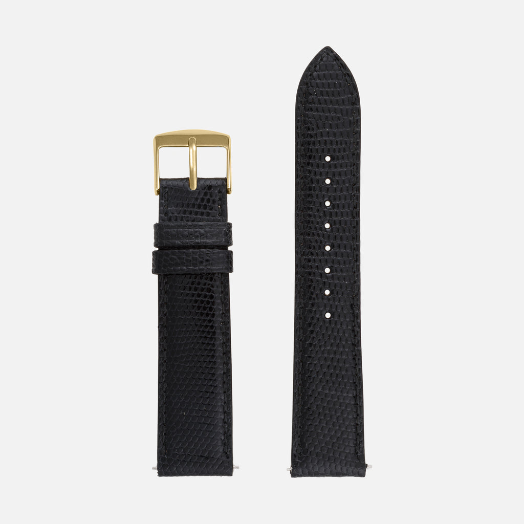 bracelet de montre en lézard