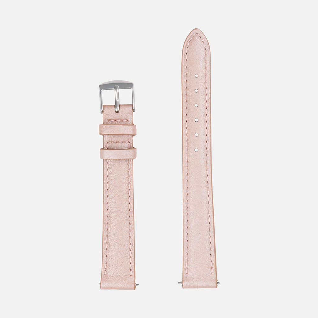 bracelet en cuir pour montre femme rose