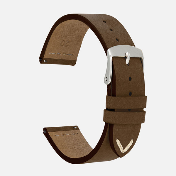 Bracelet De Montre BEUCHAT En Cuir Véritable Noir - 22mm - Neuf Sans étiquette