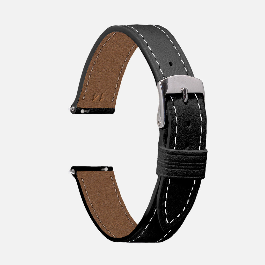 bracelet montre femme 12mm noir