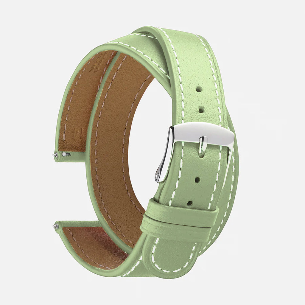 bracelet double tour pour Hermès tilleul