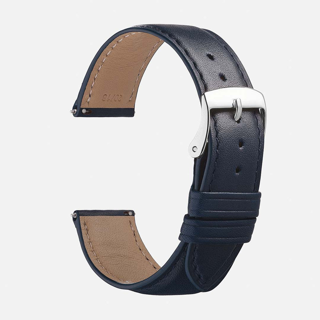 bracelet montre homme cuir marron marine