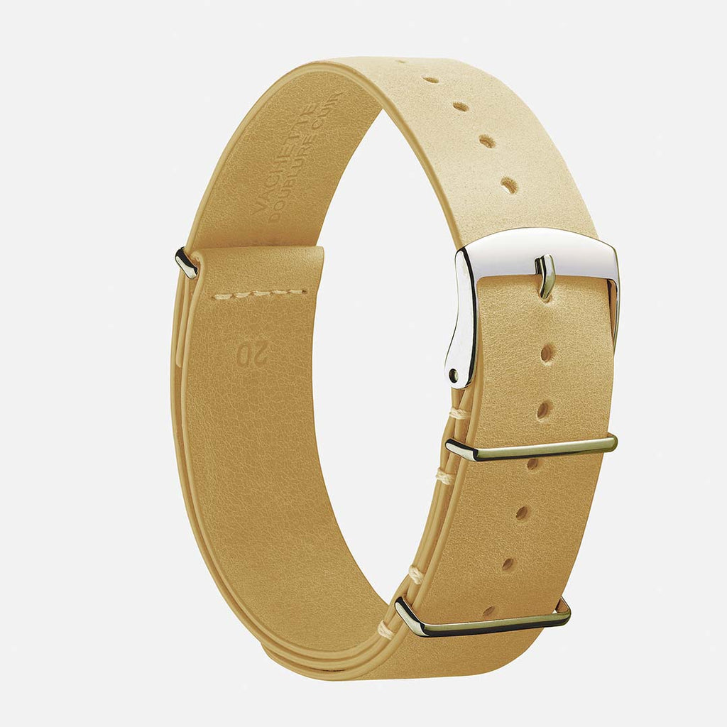 bracelet Nato haut de gamme beige