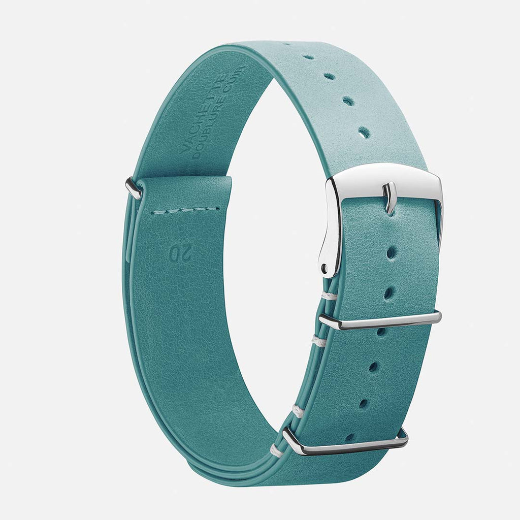 bracelet Nato haut de gamme bleu electrique