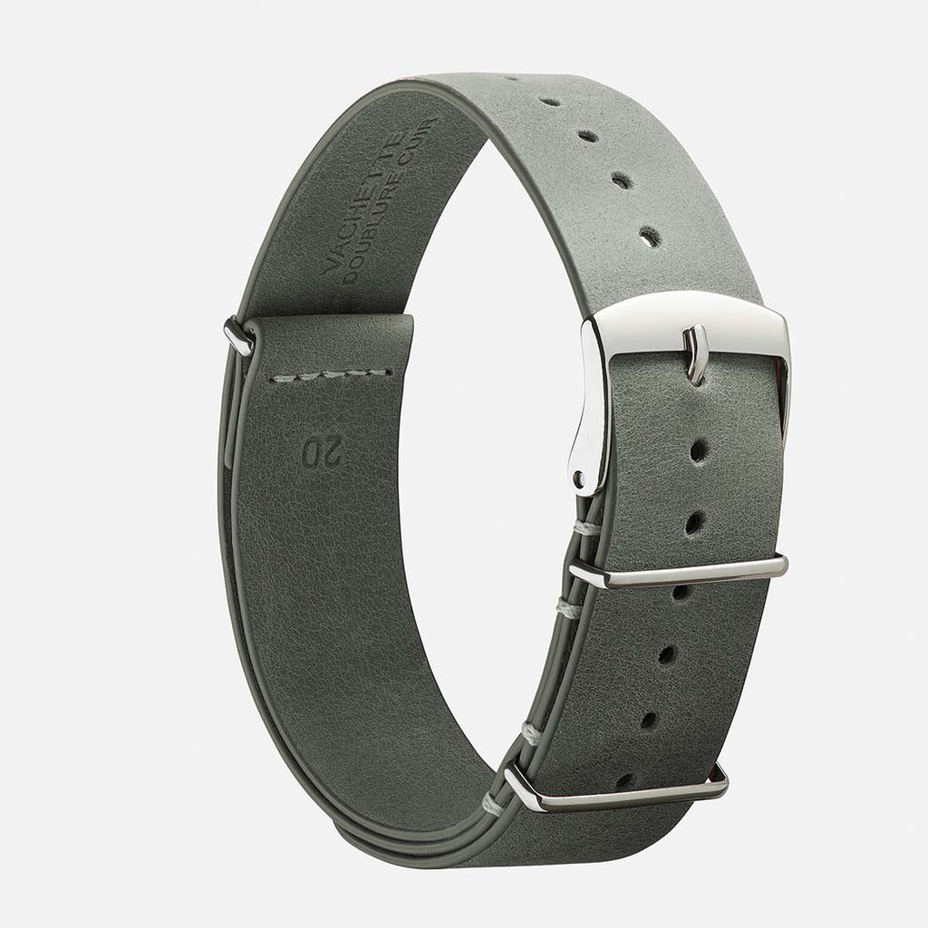 bracelet Nato haut de gamme gris