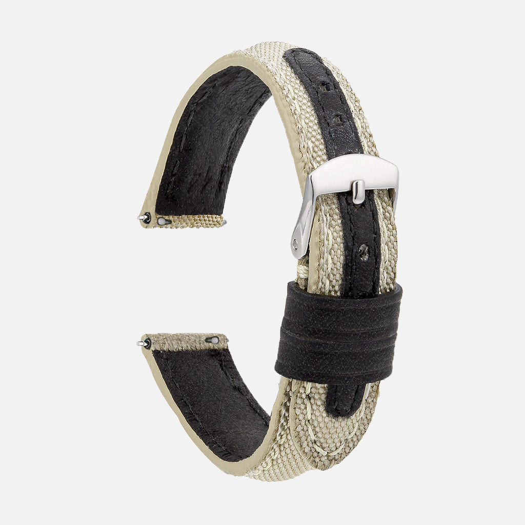 bracelet montre plongée beige