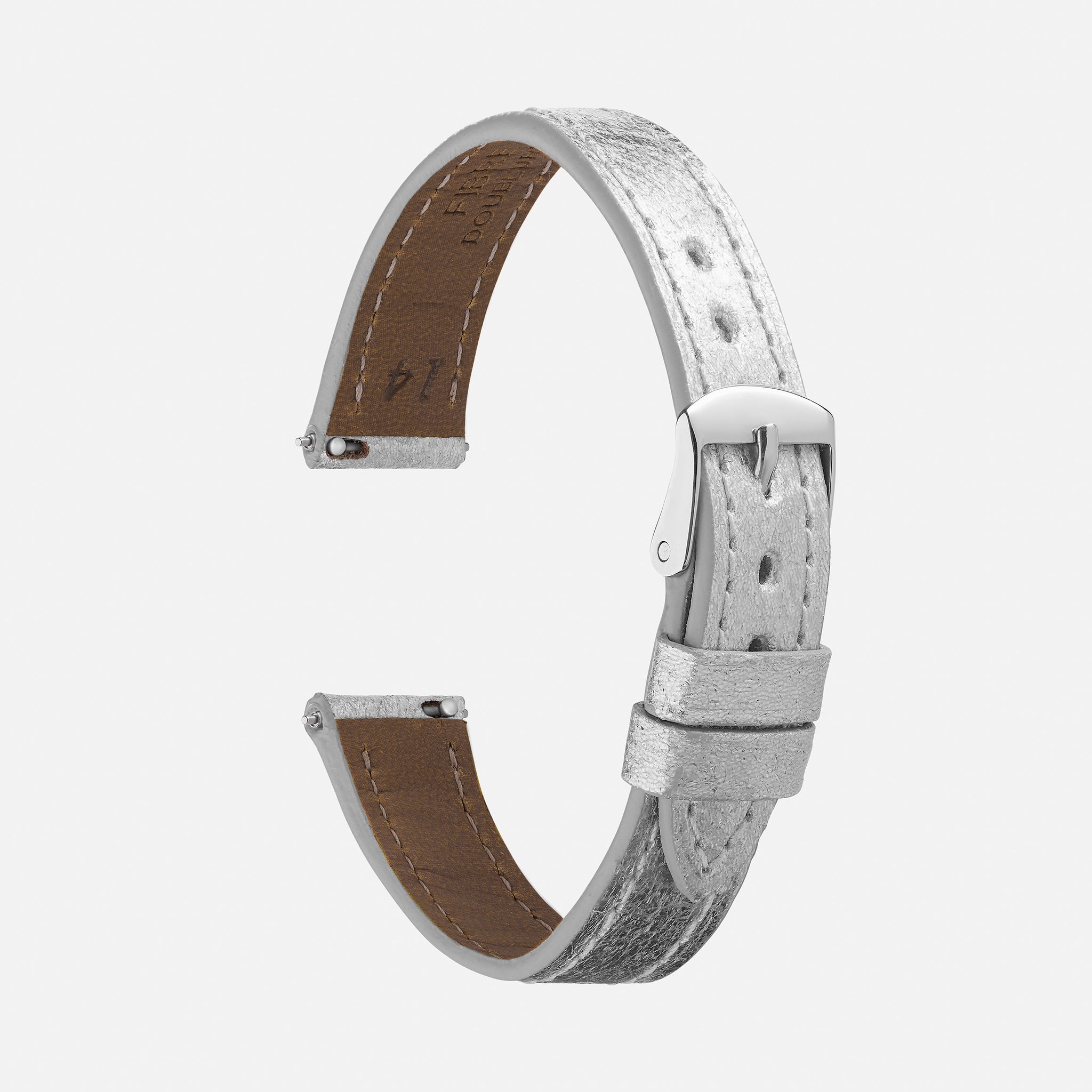 Bracelet Montre Végan En Liège Rembourré - Déclipsable Rapide - 14-22mm - Bleu