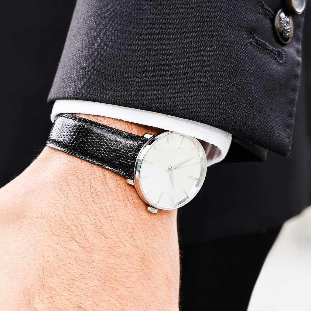 Bracelets de montre cuir authentique pour homme