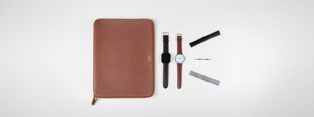 bracelets de montre en cuir en promotion