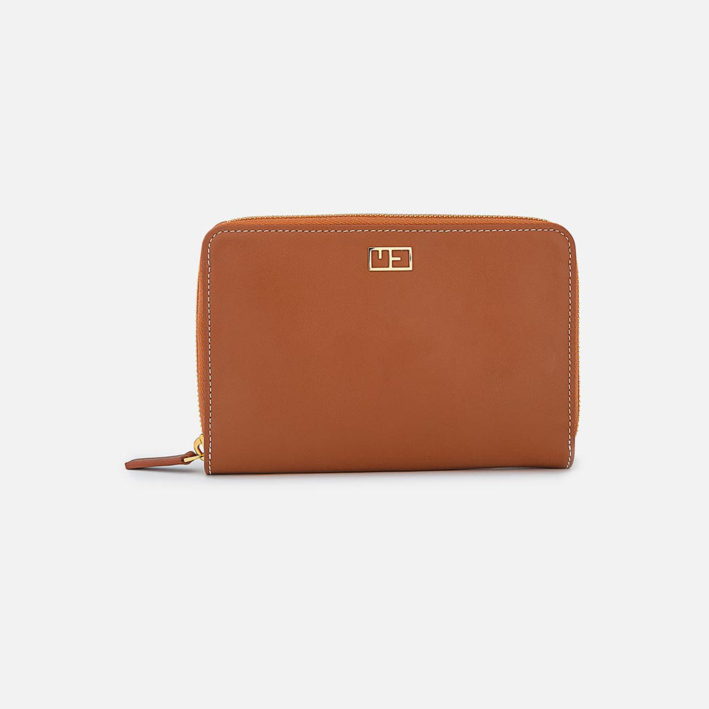 grand compagne pour femme en cuir marron