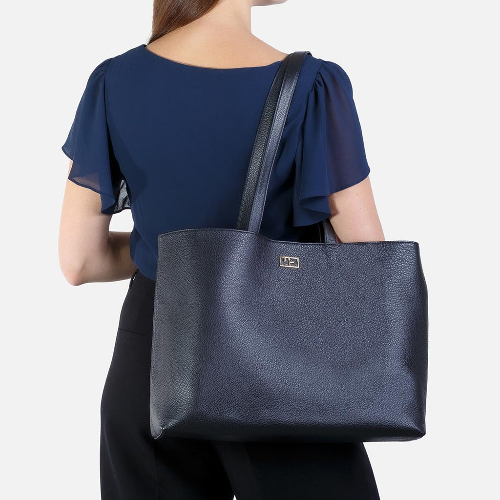 grand sac en cuir pour femme noir