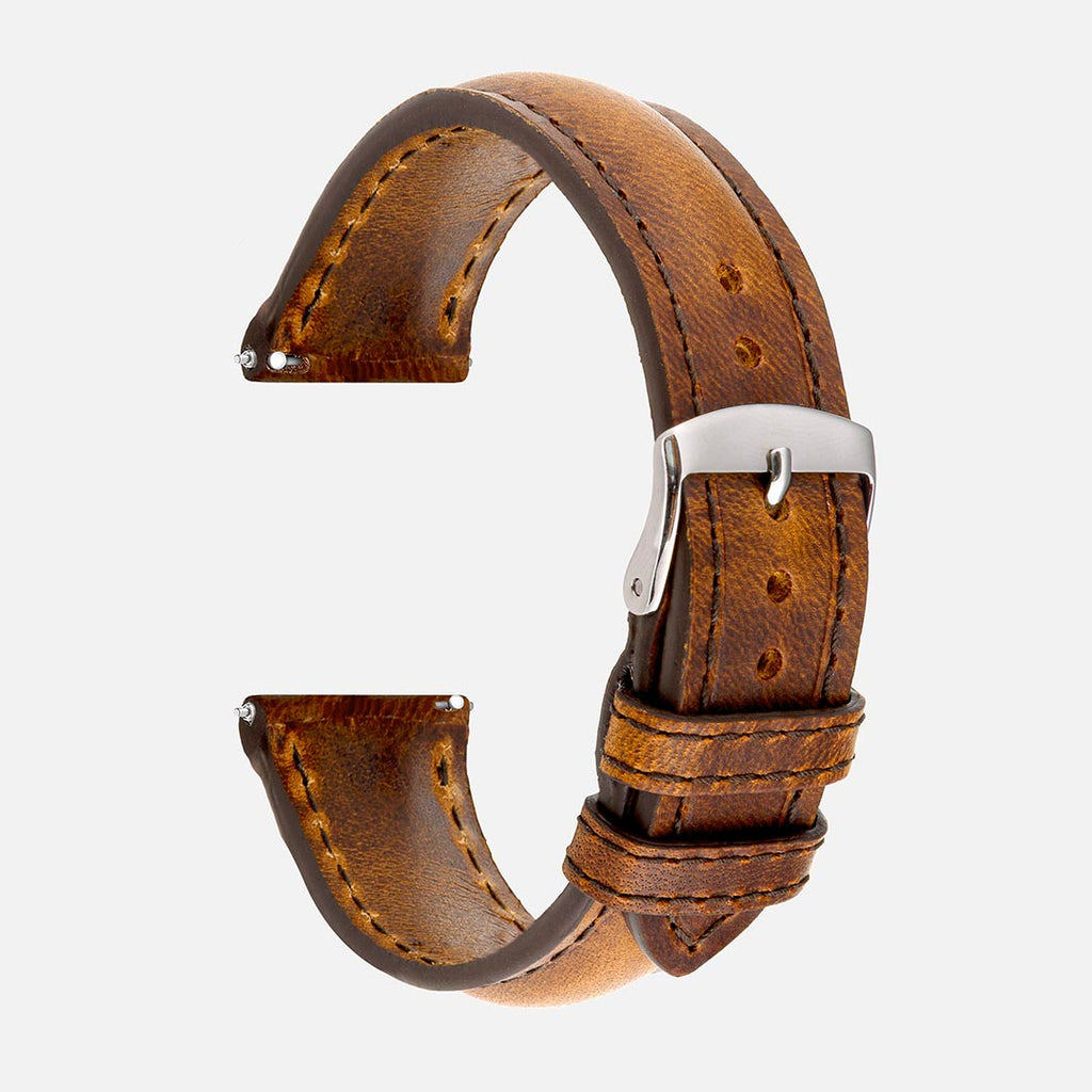 montre vintage marron