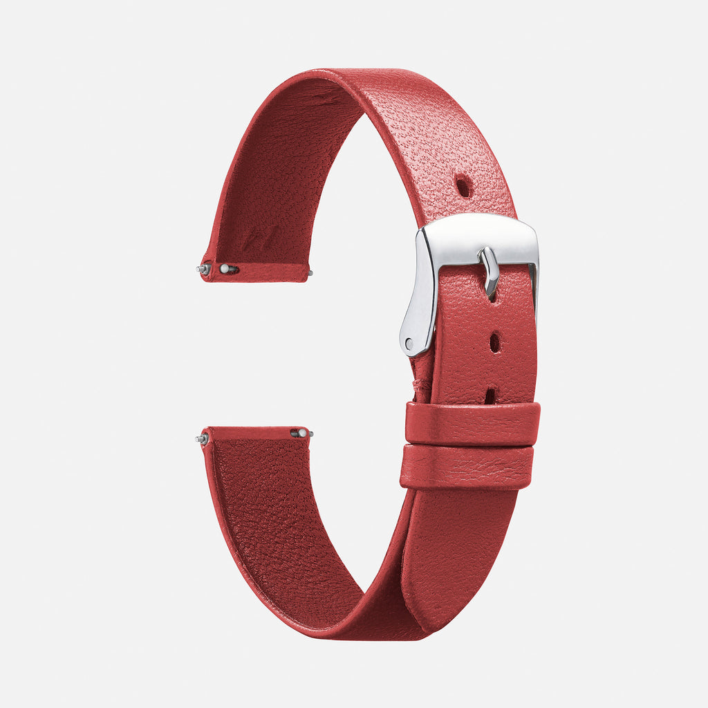 bracelet cuir rouge 14mm