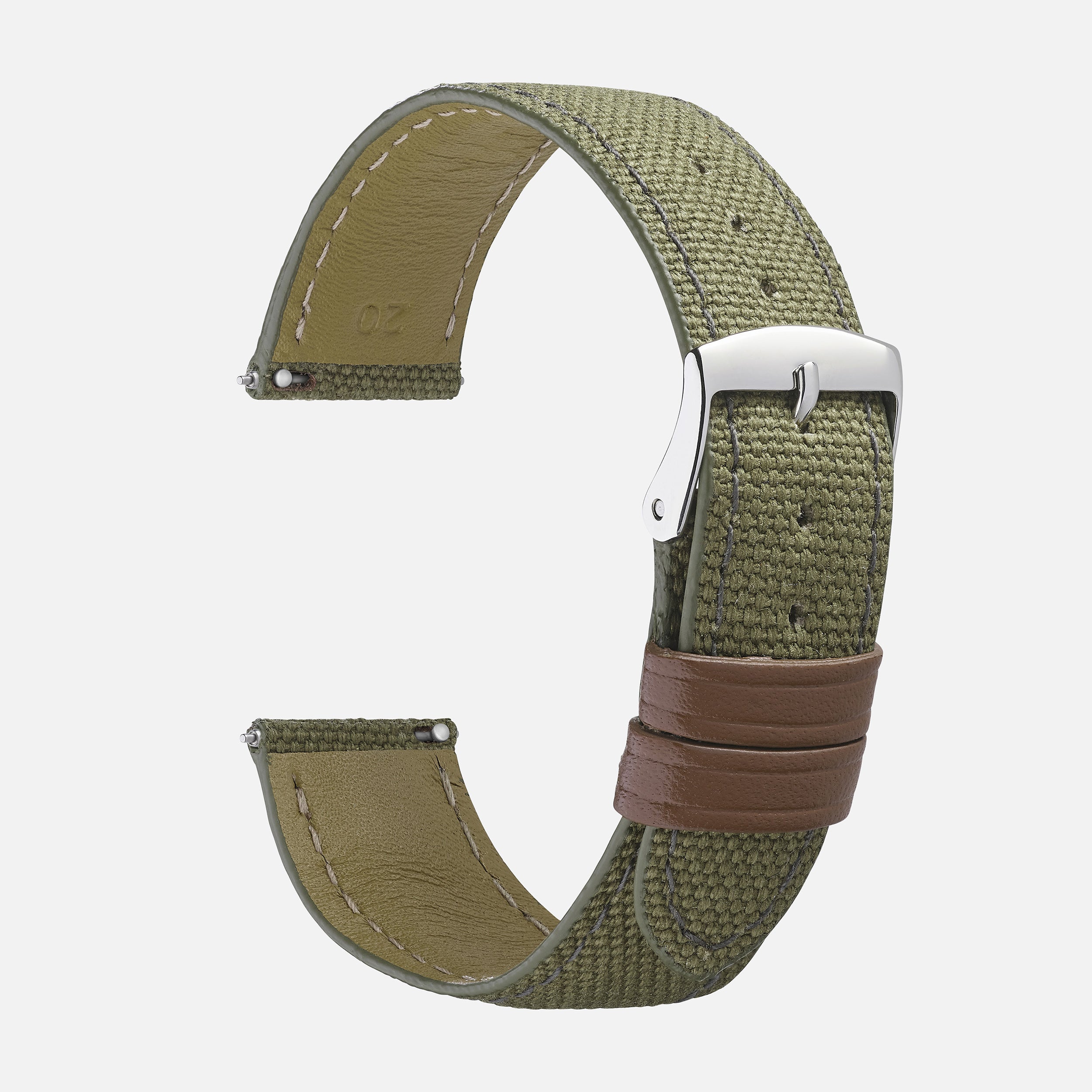Bracelet veau structuré bleu 18mm Atelier LBAM bracelet montre Bracelet veau structuré bleu 18mm Atelier LBAM bracelet montre