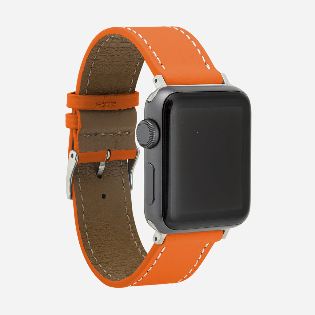 Bracelet Apple Watch hermes orange femme