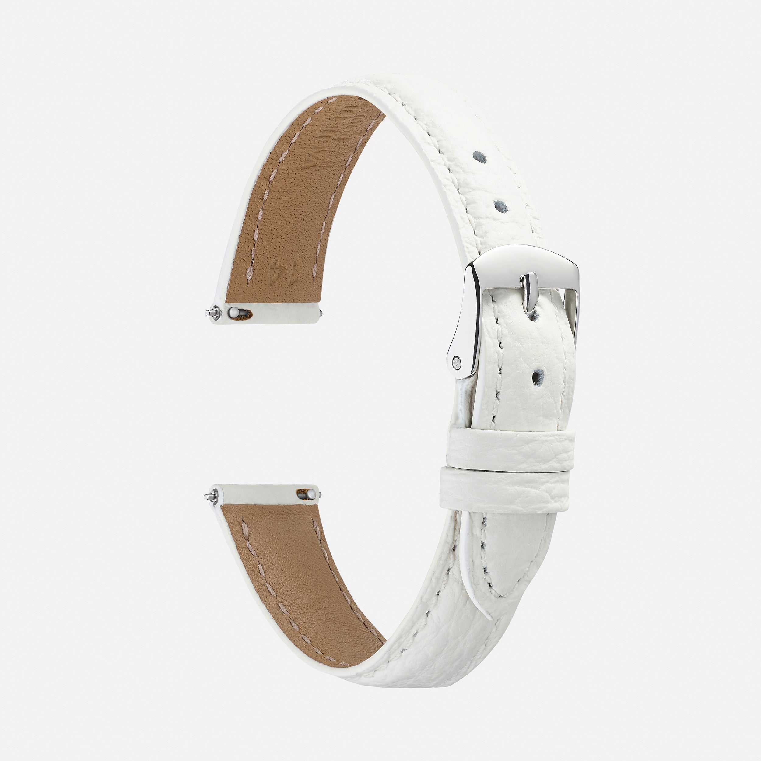 Vintage Bracelet De Montre Femme En Cuir Grainé Zrc Vachette Fait Main Vintage Bracelet De Montre Femme En Cuir Grainé Zrc Vachette Fait Main
