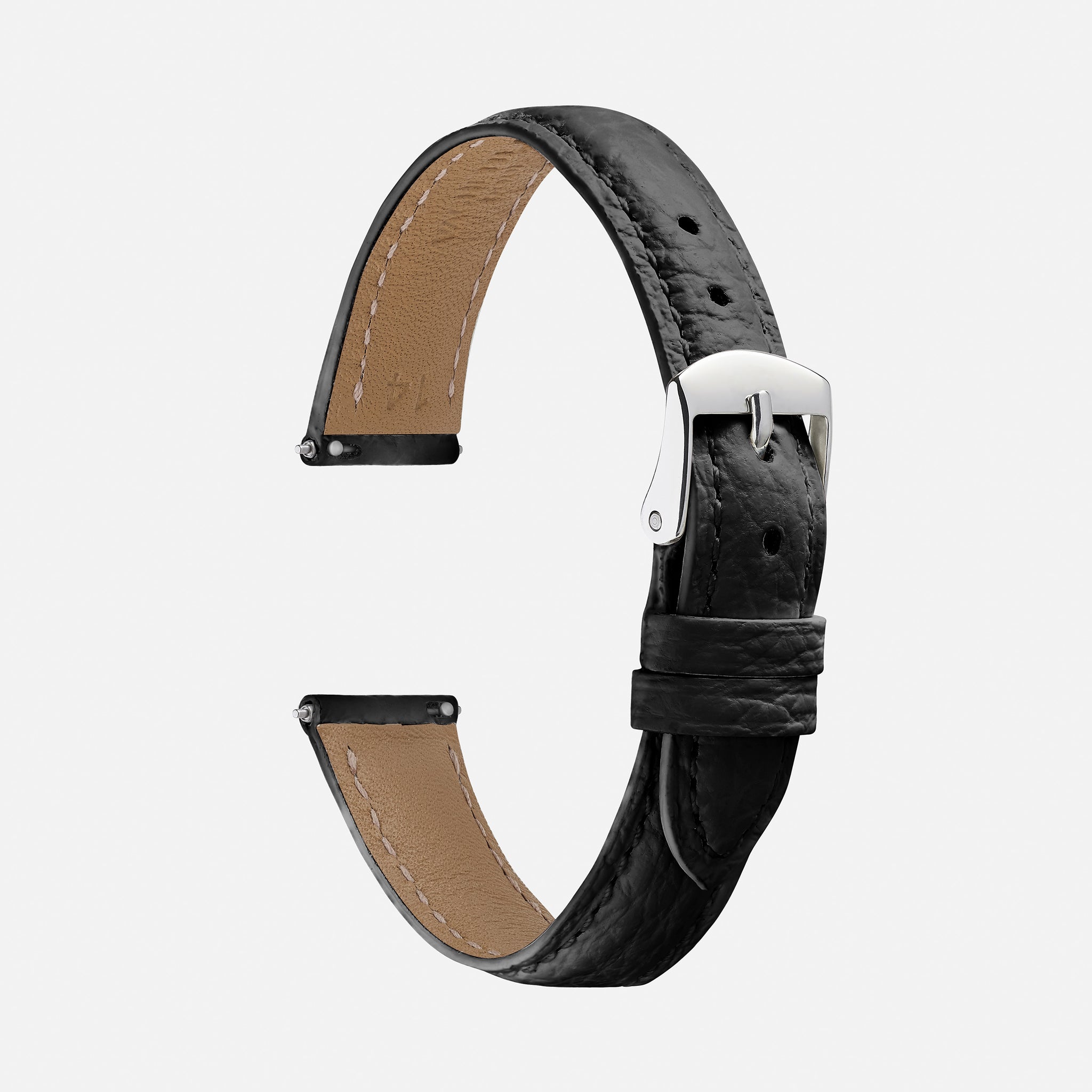 Bracelet de Montre Bund -Cuir Vachette Grainé Taupe- Fabriqué en France Bracelet de Montre Bund -Cuir Vachette Grainé Taupe- Fabriqué en France