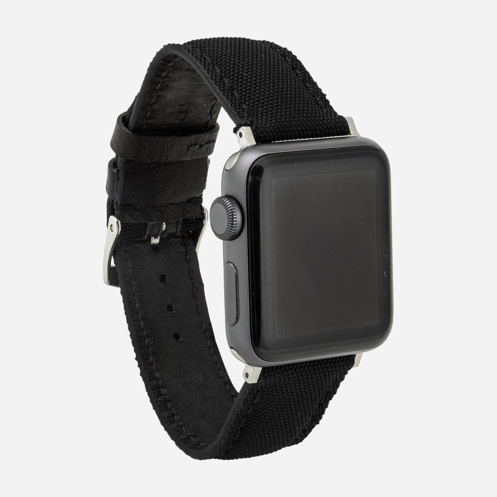 bracelet montre apple watch homme waterproof noir