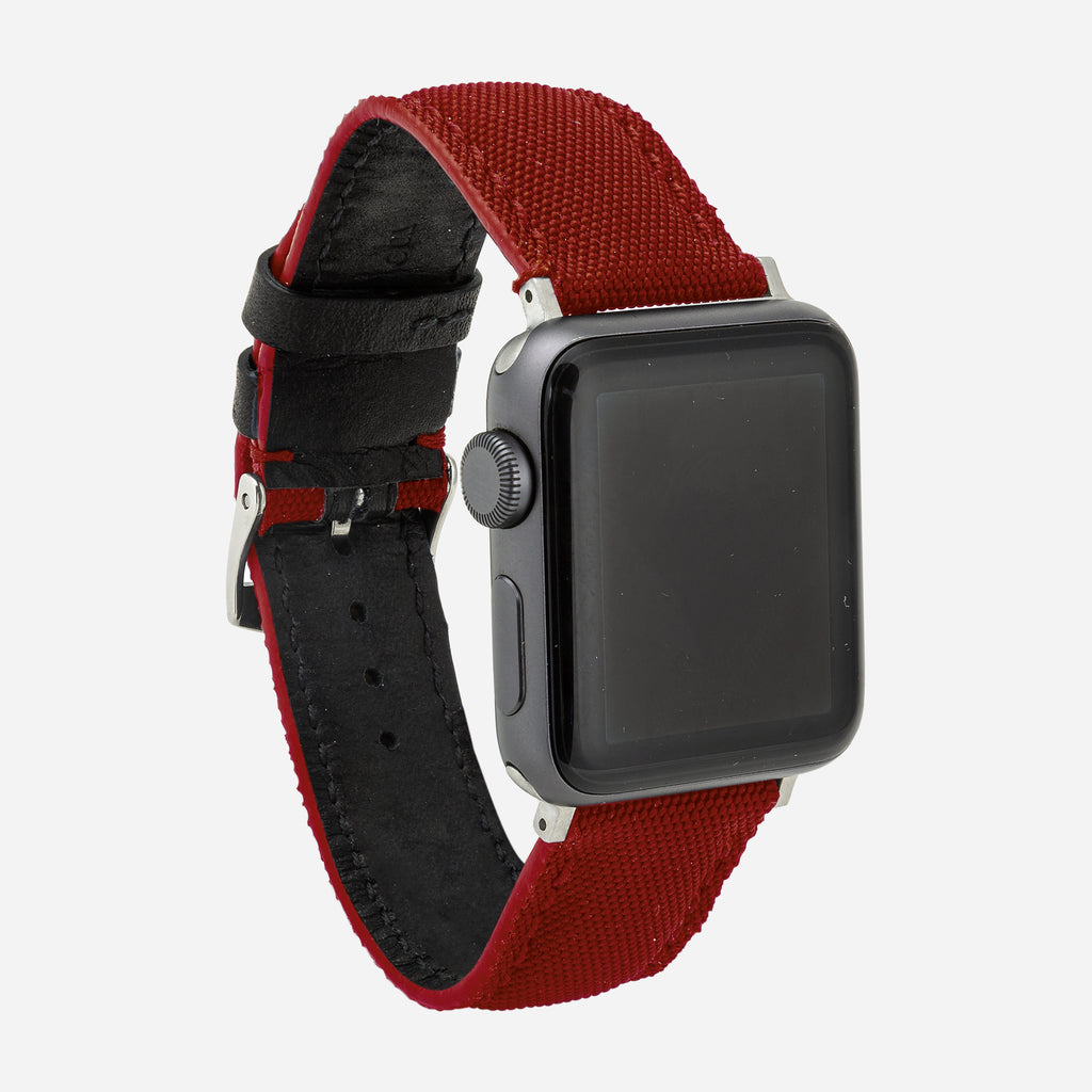 Bracelet apple watch waterproof femme rouge